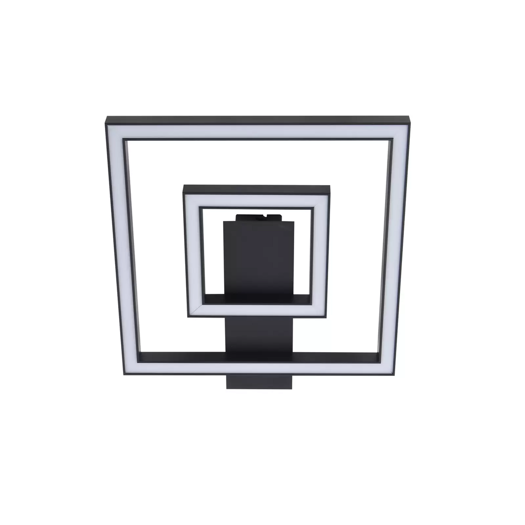 Lindby LED-Deckenleuchte Madamo schwarz 30 cm 3000K Deckenlampe Lampe Leuchte