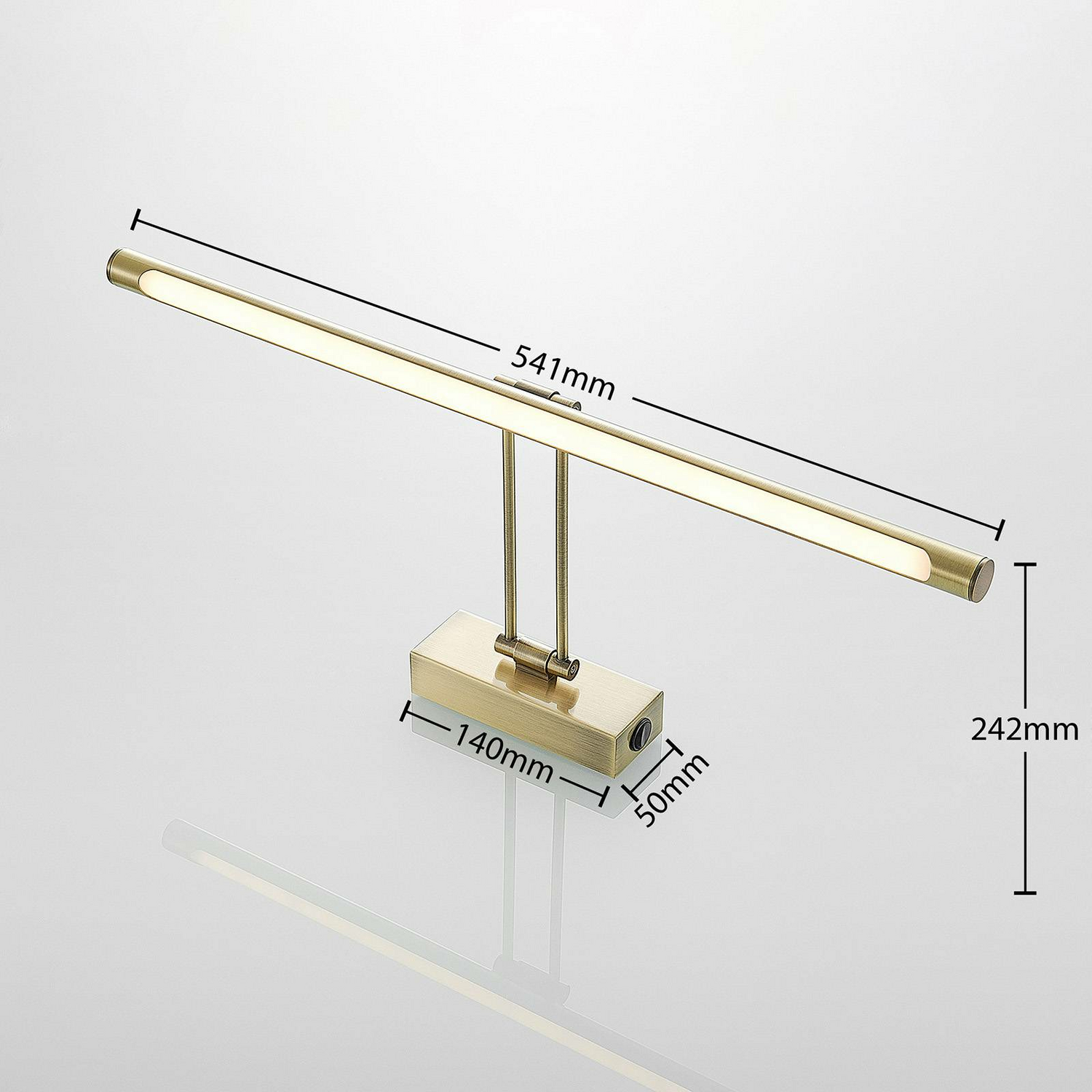 B-Ware Lucande Dimitrij Led Bilderleuchte Wandleuchte Spiegelleuchte Dekoleuchte Led490