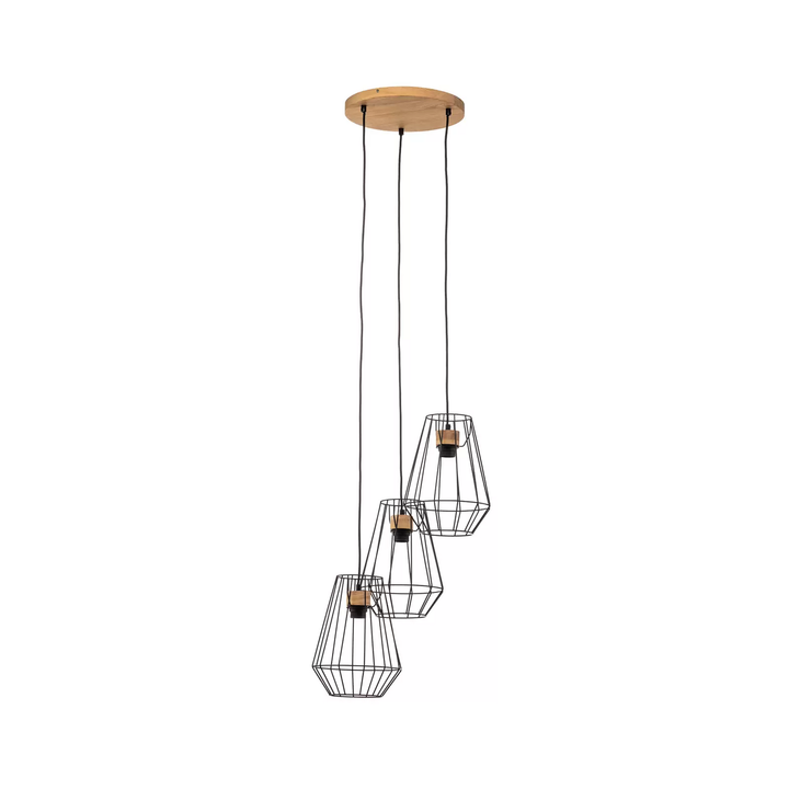Envostar Finan Pendel 3flg. Rondell Schirm ø21cm Pendellampe Pendelleuchte Lampe B-Ware
