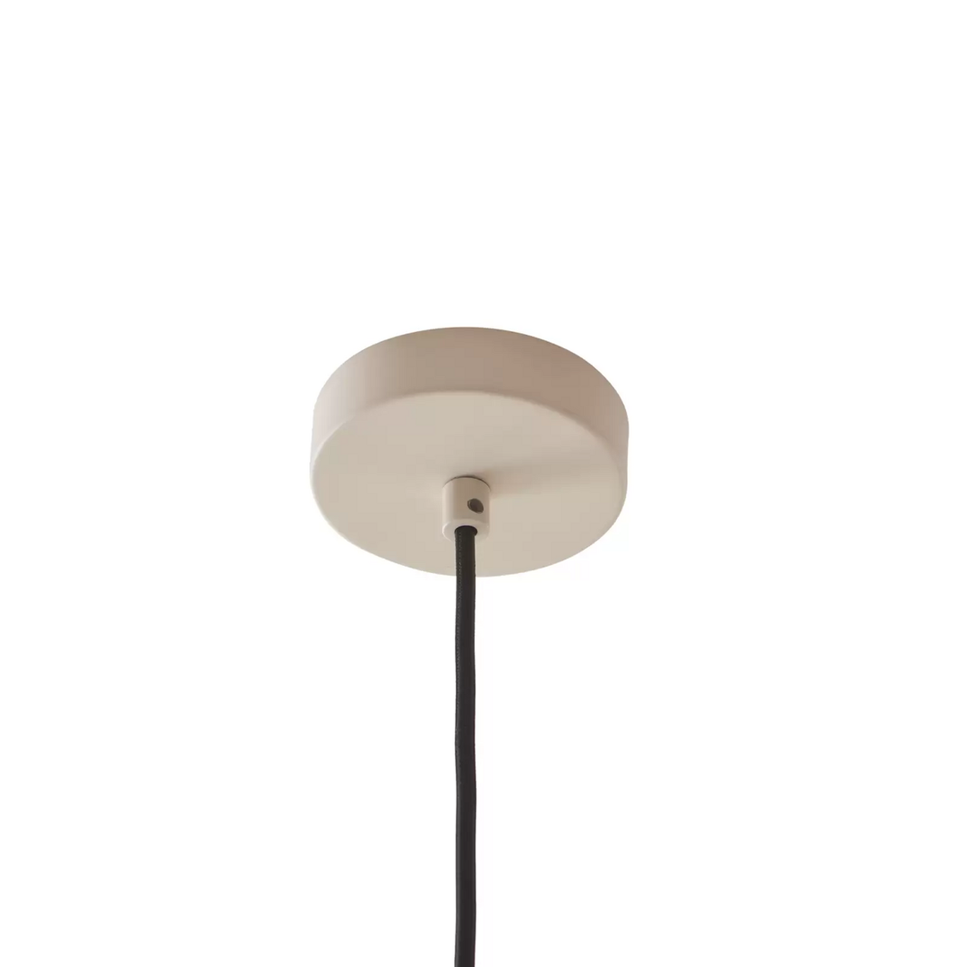 Lucande Hängeleuchte Niamara beige Aluminium Ø 28 cm Hängelampe Lampe Leuchte