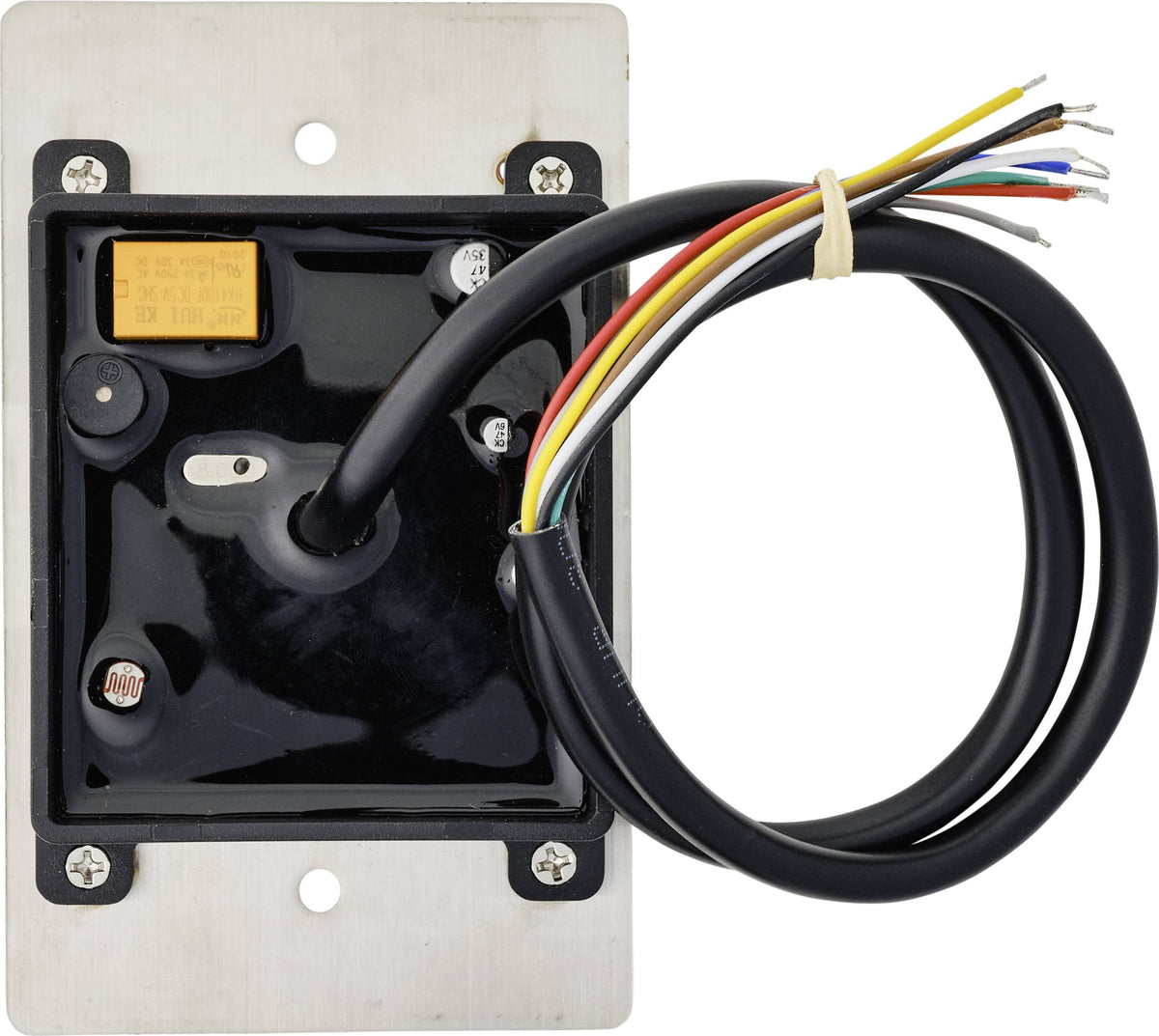 Sygonix Fingerprint RFID Zugangssystem Unterputz IP66 12V 203g schwarz 70x115mm - 4064161183985