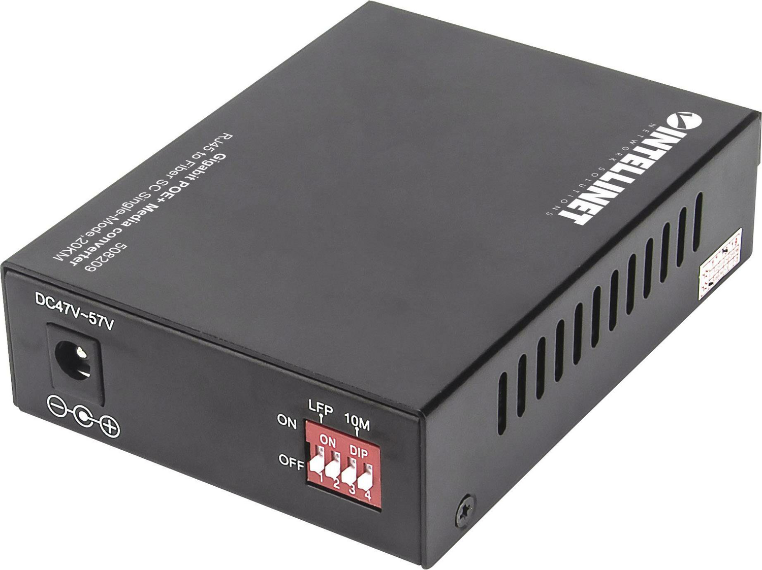 Intellinet Medienkonverter 1000 M Bit/S Gigabit Po E+ Singlemode 20km Po E+ Injektor B-Ware - 766623508209