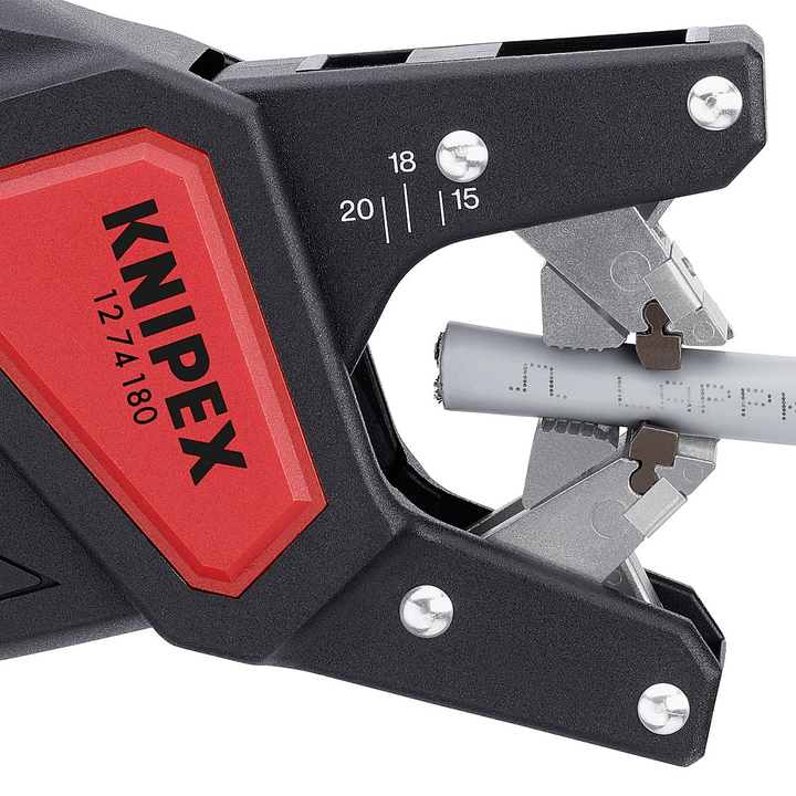 Knipex 12 74 180 SB Abmantelungszange Geeignet für Sensor-/Aktor-Leitungen