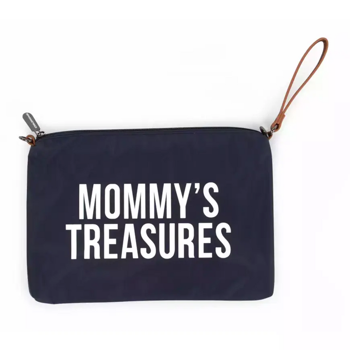CHILDHOME Mommy's Treasures Clutch navy weiß Wickeltasche Tasche Kinderzubehör