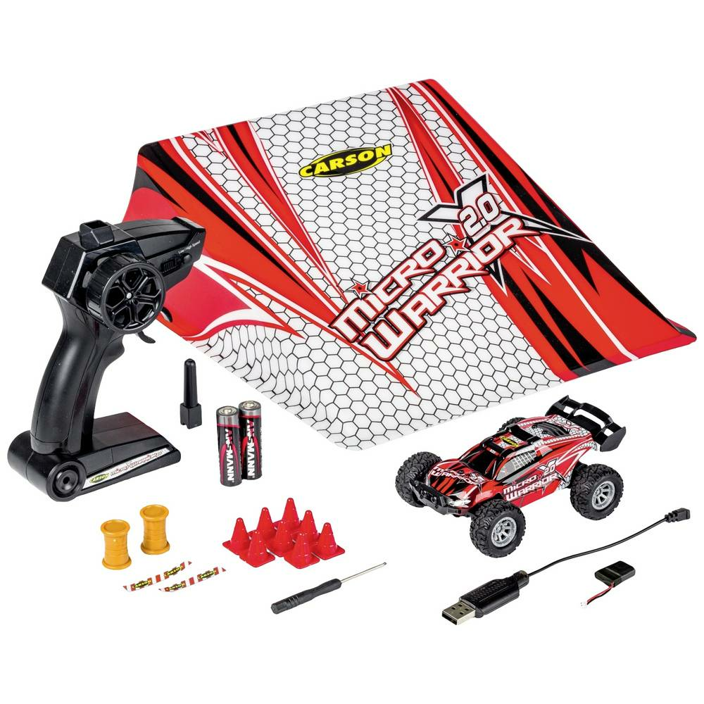 Carson Rc Sport 404225 Micro X Warrior 2.0 1:32 Rc Einsteiger Modellauto Buggy B-Ware