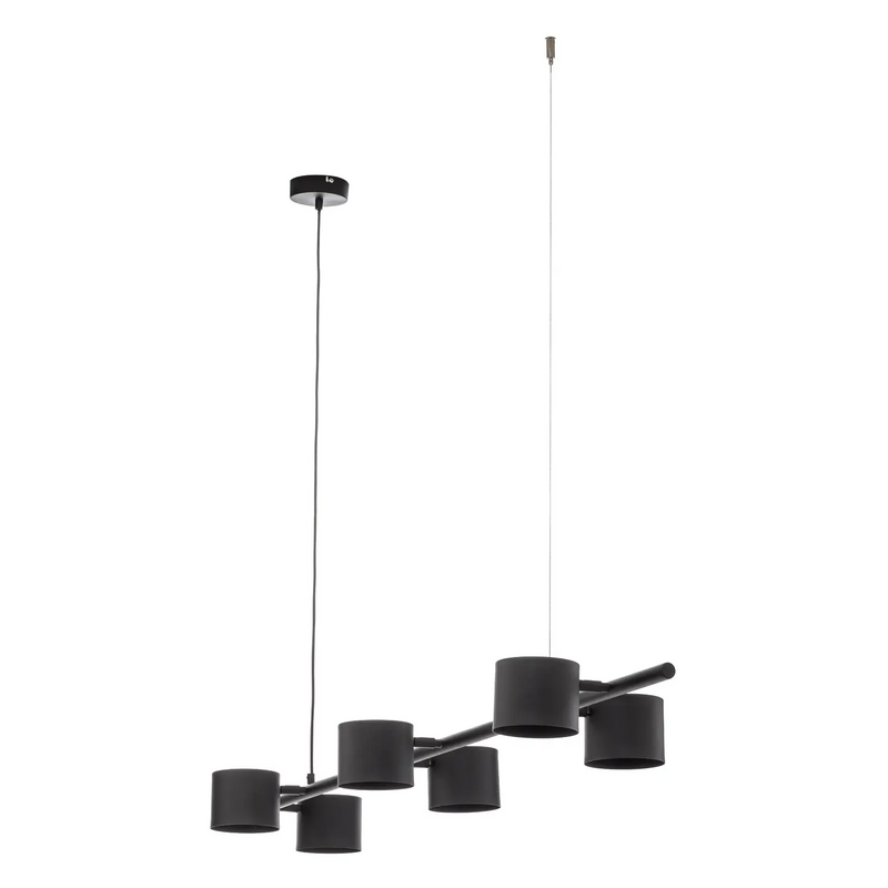 B-Ware Euluna Hängeleuchte Bot Deckenlampe Pendelleuchte Lampe 6 Flammig Gu10 Schwarz