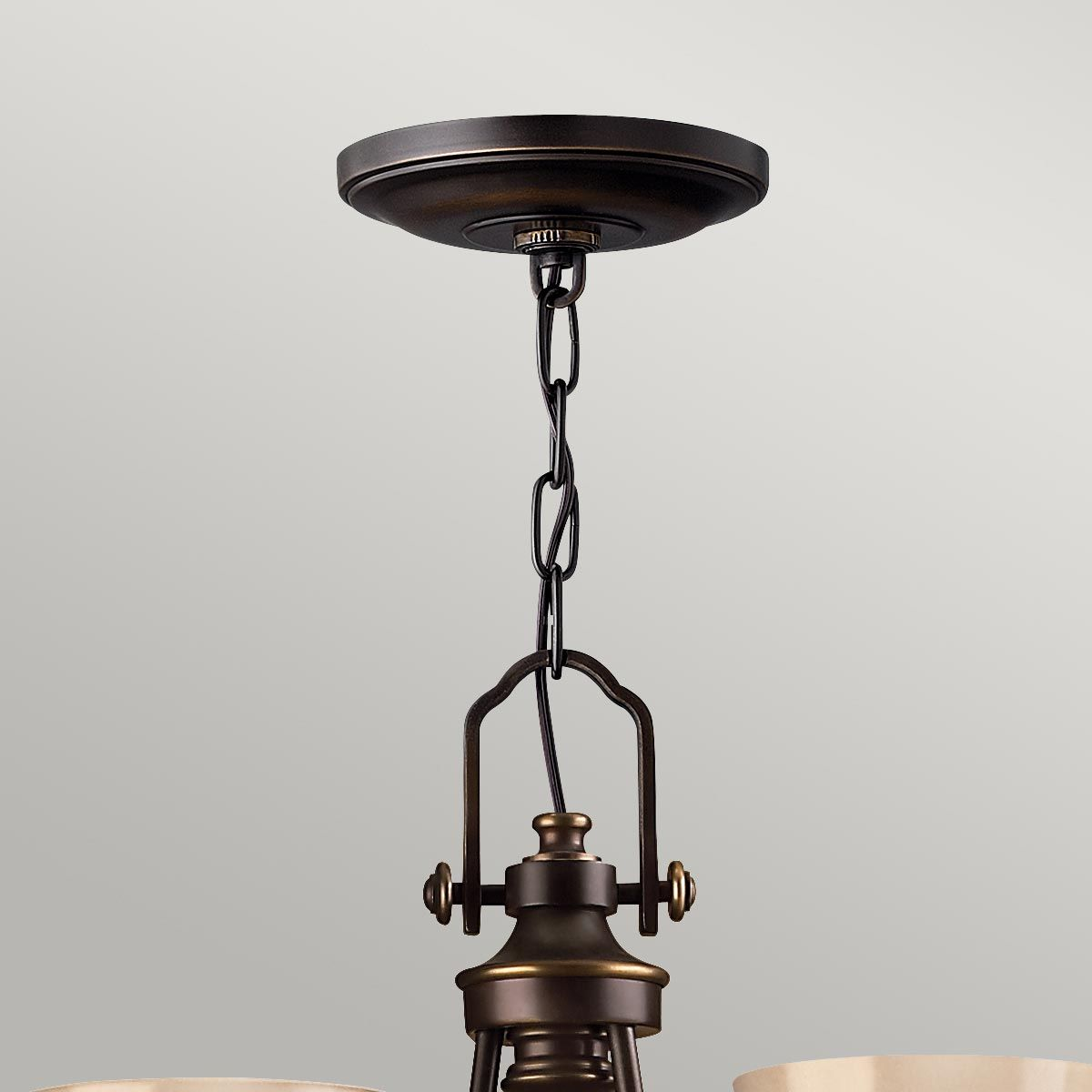 Hinkley Mayflower Kronleuchter Leuchte 3 Flammig Olde Bronze Led Siehe Text/Foto B-Ware - 640665416312