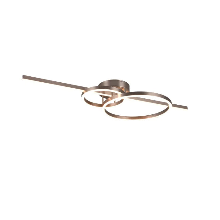 Trio Deckenleuchte Deckenlampe Leuchte Lampe Licht Montilla Nickel - 643010307