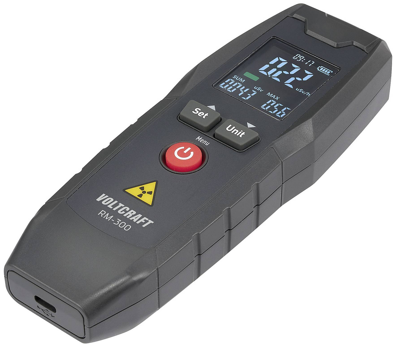 B-Ware Voltcraft Rm 300 Geigerzähler Strahlung Beta Gamma Röntgen Messgerät Zähler