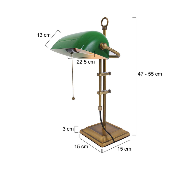 Steinhauer Ancilla Bankerlampe Tischlampe Tischleuchte Leuchte Siehe Text/Foto B-Ware - 8712746115383