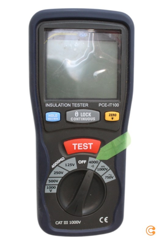 B-Ware PCE Instruments PCE-IT100 Ohmmeter Widerstandsmessgerät SIEHE TEXT/FOTO