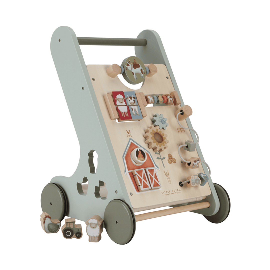 Little Dutch Lauflernwagen Little Farm Spielwaren Kinderspiel Spielzeug Wagen B-Ware