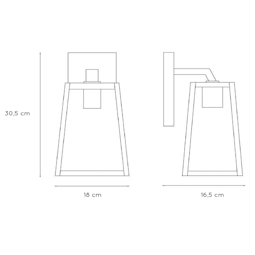 Lucide Matslot Außenwandleuchte Wandlampe Leuchte Lampe Wandlicht Licht