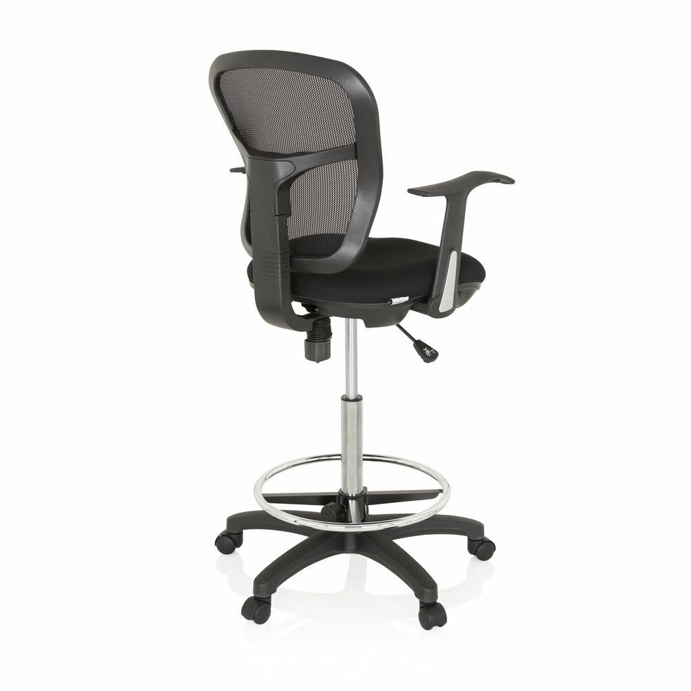 Hjh Office Arbeitsstuhl Counterstuhl Top Work 108 Netz Schwarz Drehstuhl522 B-Ware