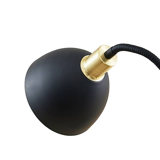 Lindby Genora Tischlampe Tischleuchte Leselampe Nachtlicht Lampe Leuchte Schwarz