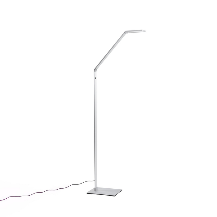 Lucande LED-Stehleuchte Resi mit Dimmer Stehlampe Lampe Alu 8W