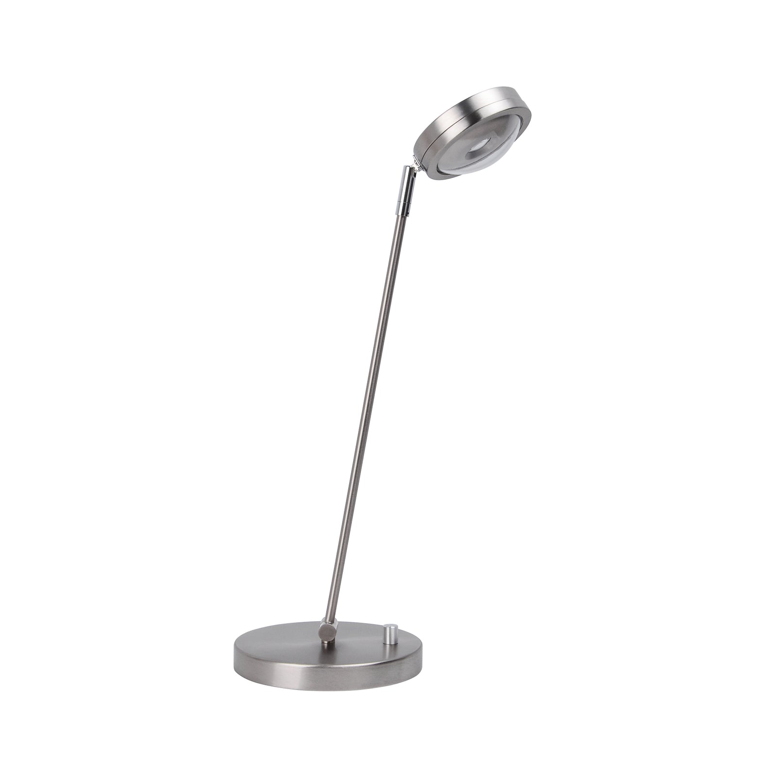 Megatron Tischlampe Ottica LED dimmbar Leuchte Metall Kunststoff titan 47,7cm - 4020856670413
