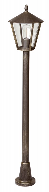 Albert Wegeleuchte Typ 4129 Pollerleuchte Außenlampe Standleuchte E27 Braun B-Ware - 654129