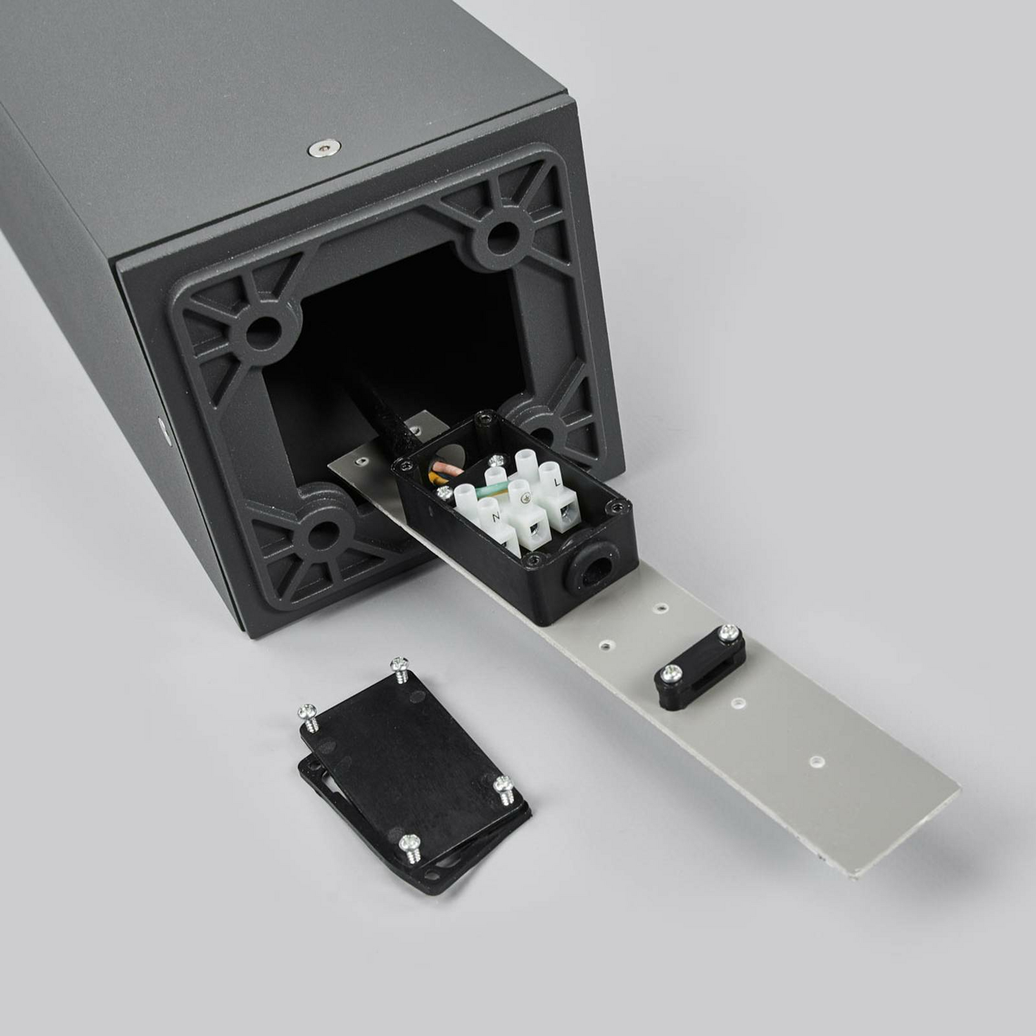 B-Ware Lucande Wegeleuchte Klemens Gartenleuchte Außenleuchte Wegelicht E27 Grafitg328