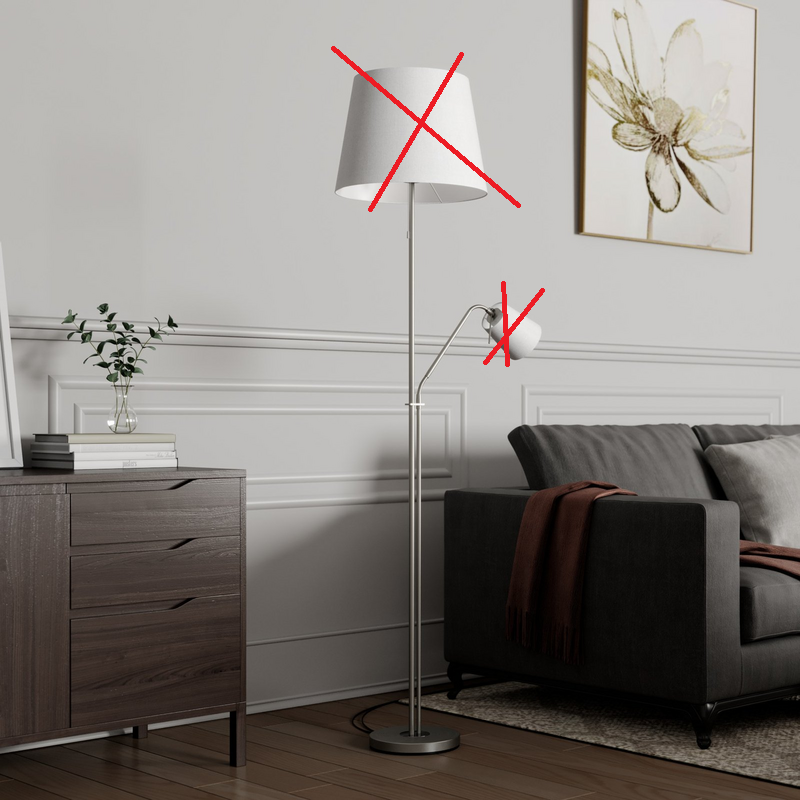 Lindby Nantwin Stehleuchte Stehlampe Standleuchte Standlampe Siehe Text/Foto B-Ware