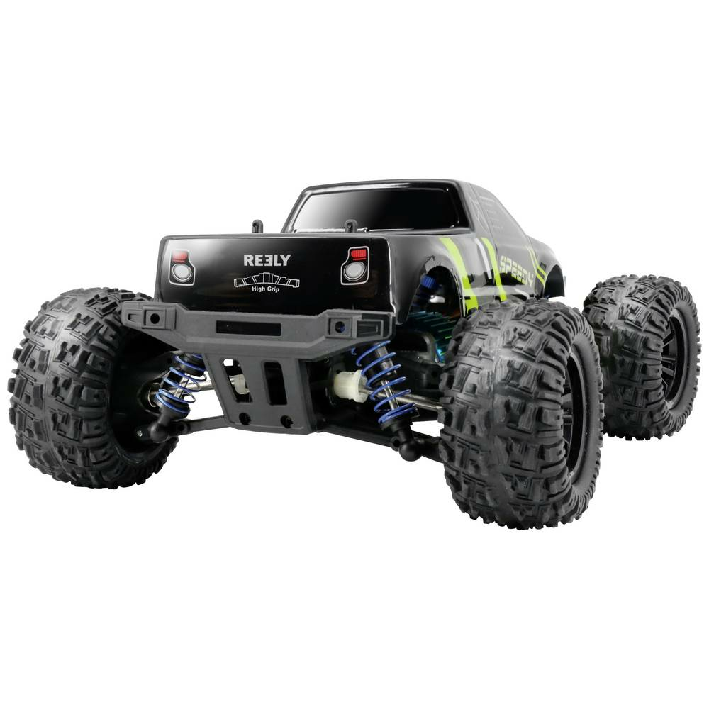 Reely Speedy Brushed 1:18 RC Modellauto Elektro Monstertruck Allrad Schwarz G378