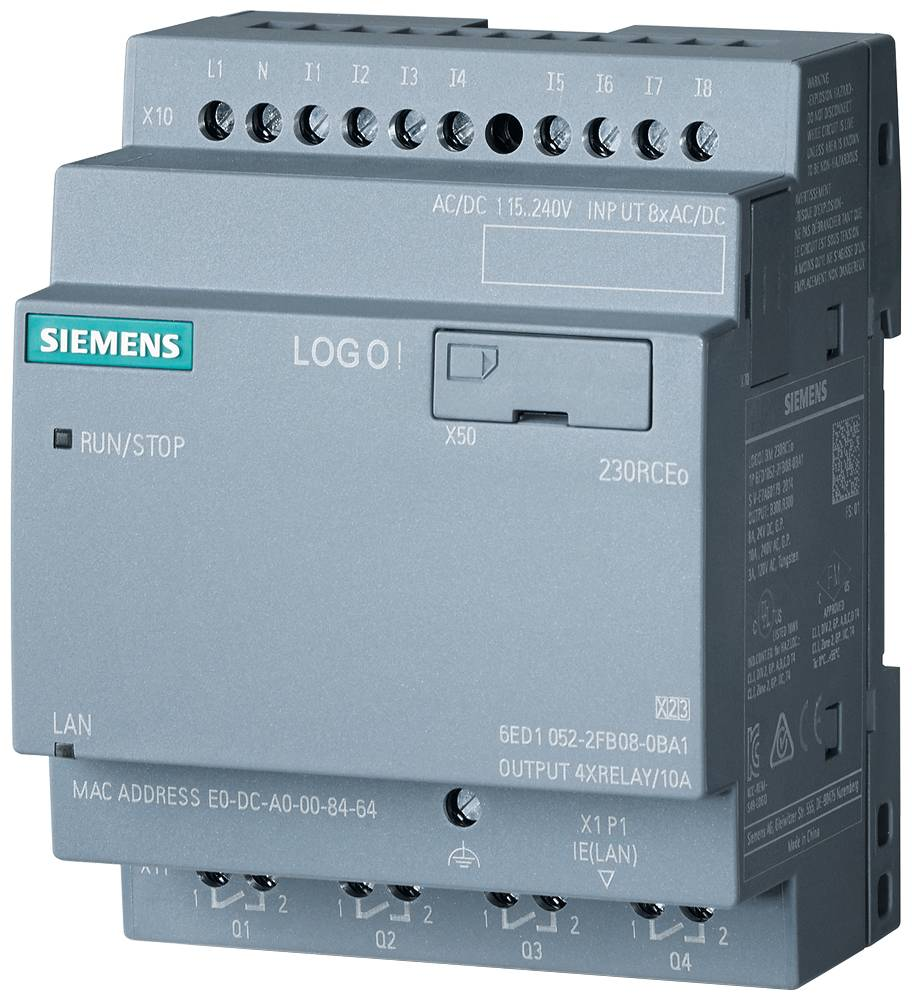 Siemens 6ED1052-2FB08-0BA2 SPS-Steuerungsmodul 115 V/DC 230 V/DC 115 V/AC 230
