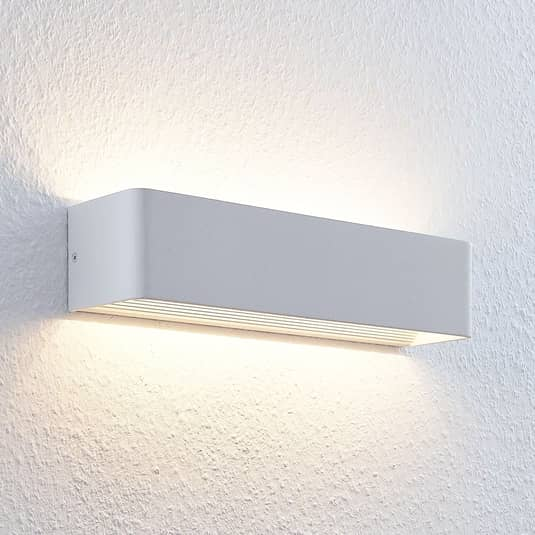 Applique murale LED Lindby Lonisa, lampe de couloir, LED 10W, blanche, produit de seconde main