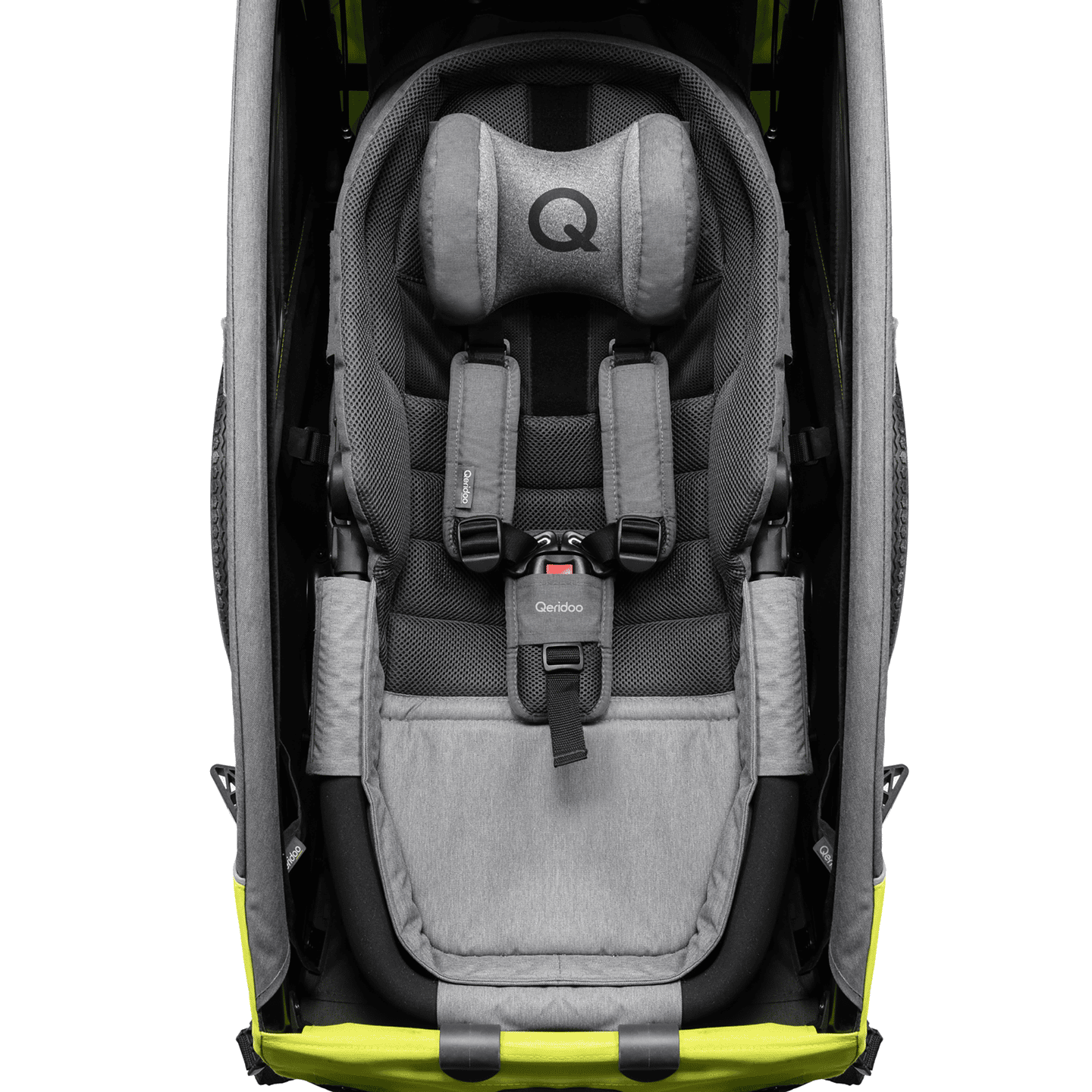 B-Ware Qeridoo Fahrradanhänger Hängematten Fahrrad Zubehör Anhänger Kindersitz Sitz