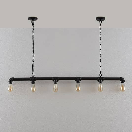 B-Ware Lindby Balkenpendelleuchte Josip Deckenlampe Hängeleuchte Deko Deckenlampe E27