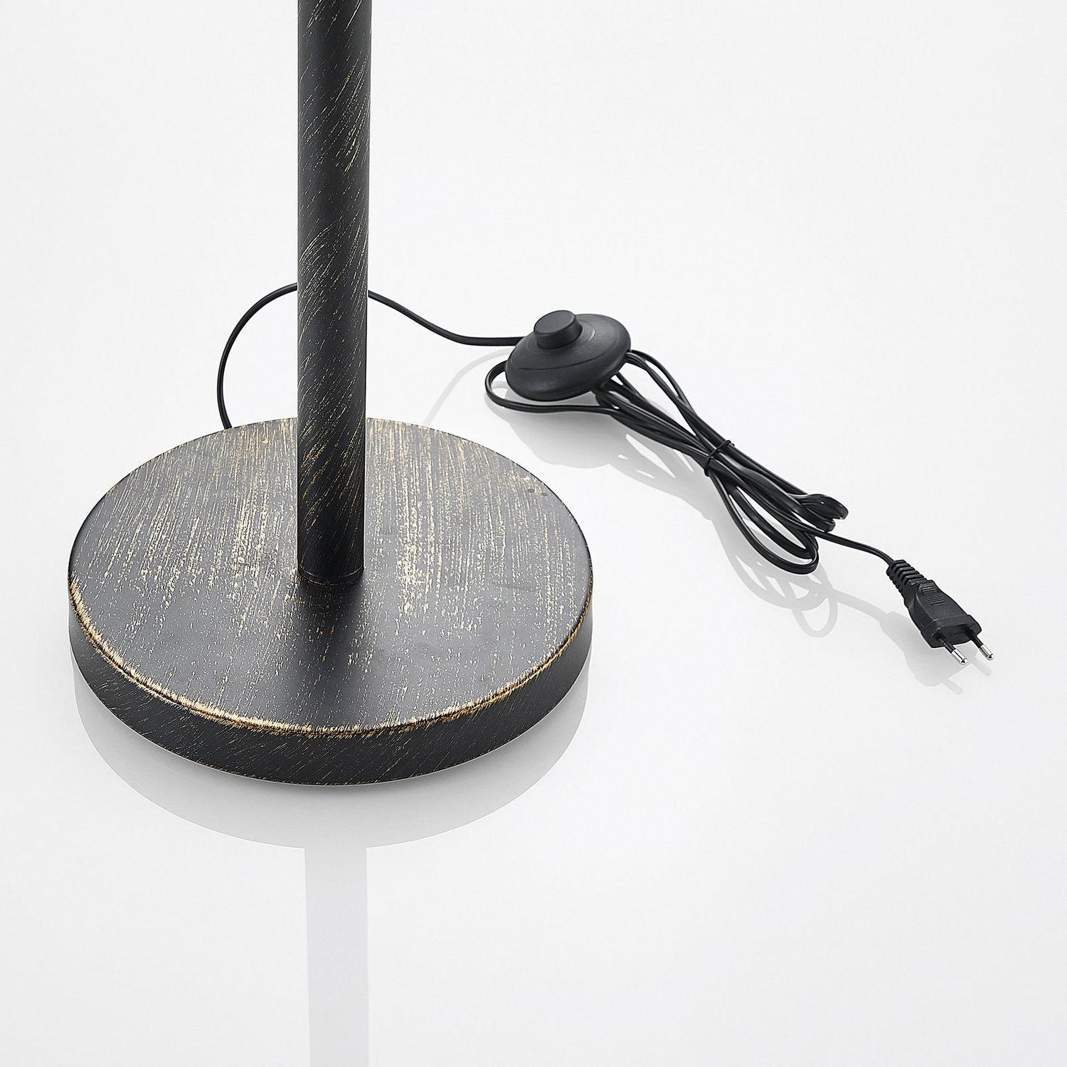 Lucande Evory Stehleuchte Stehlampe Standleuchte Lampe Leuchte Schwarz Gold617 B-Ware - 4251096586824