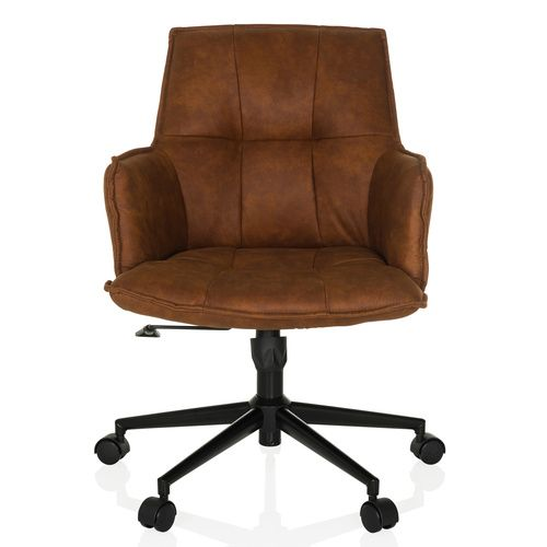 Hjh Living Solao Life Home Office Bürostuhl Drehstuhl Schreibtischstuhl Braun B-Ware - 661017
