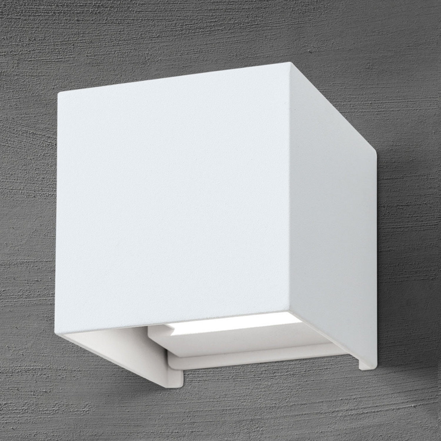 Led Außenwandleuchte Cube Weiß Metall 10 Cm Up/Down Wandlampe Wandleuchte Lampe B-Ware - 9003090253623