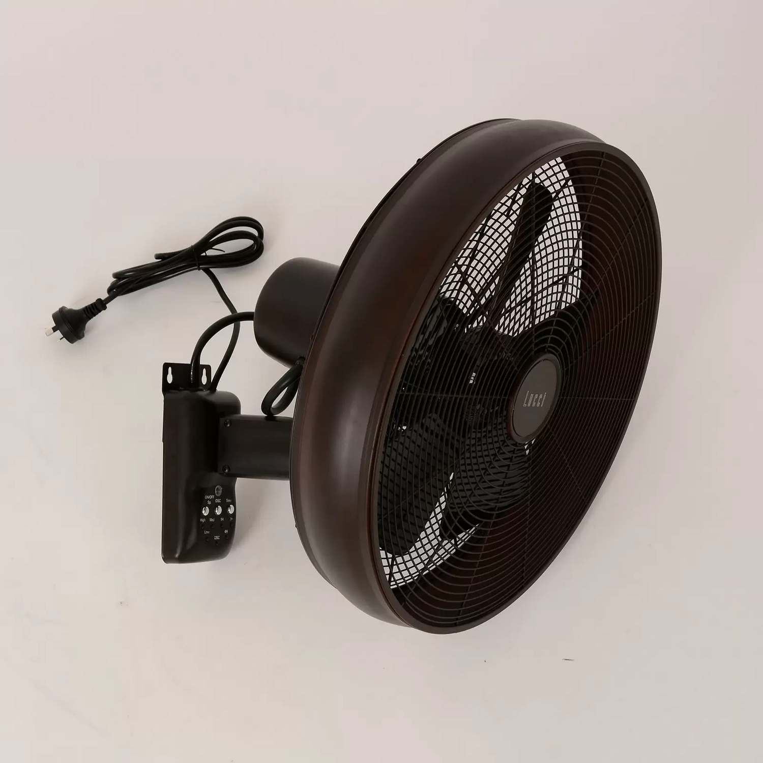 B-Ware Beacon Lighting Wandventilator Breeze Schwarz ø 41 Cm Leise Ventilator Lampe792
