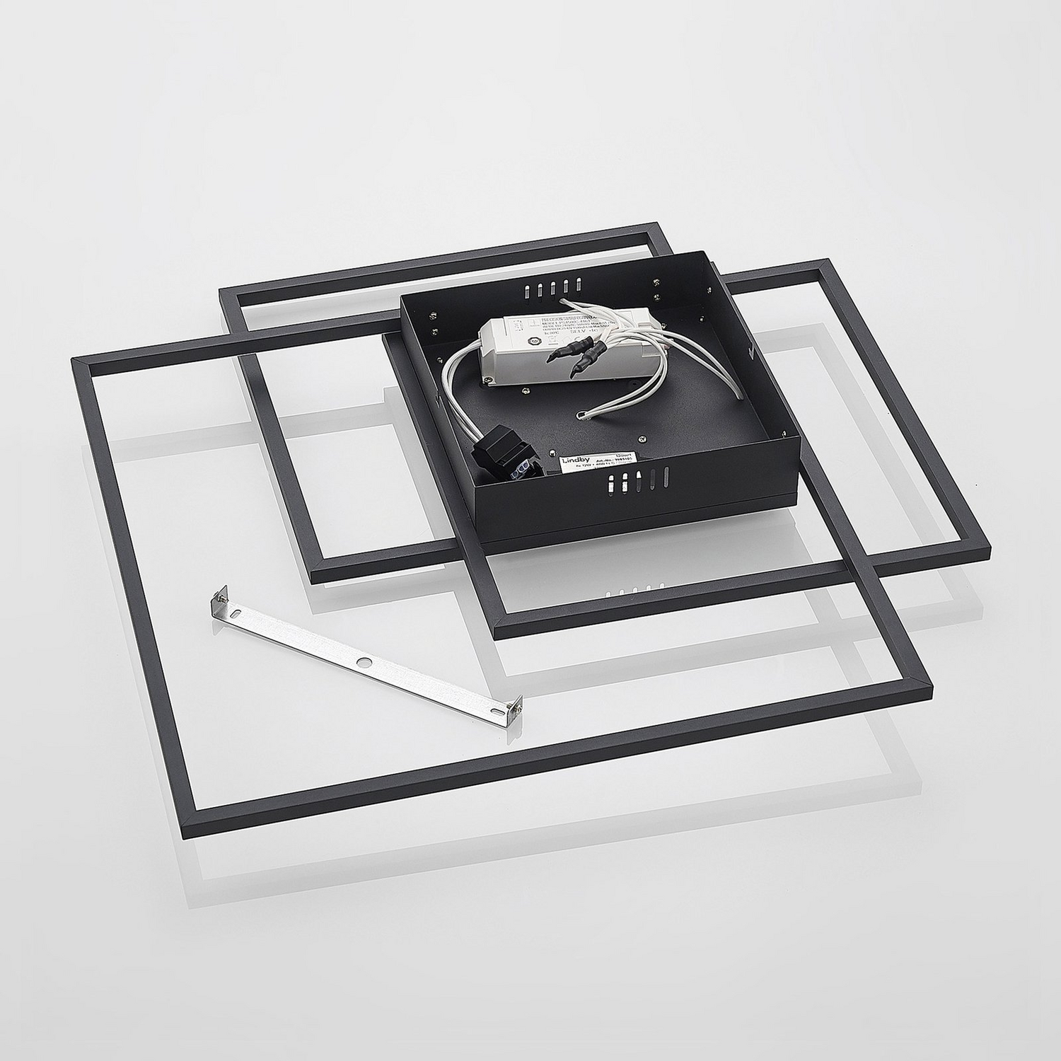 Lindby Nelinka Led Deckenlampe Deckenlampe Lampe Design Leuchte 52 W Schwarz751 B-Ware - 4251911725469