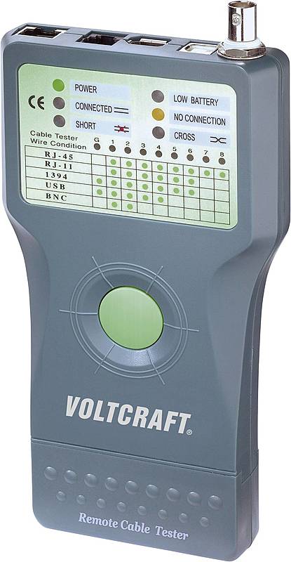 Voltcraft Kabeltester Ct 5 Kabelprüfer Signalprüfer Kabelprüfgerät Signalmesser B-Ware - 4016138520538