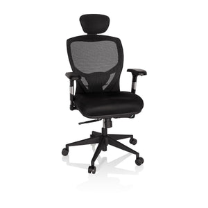 B-Ware hjh OFFICE Bürostuhl Chefsessel VENUS BASE Ergonomie Komfort Design schwarz