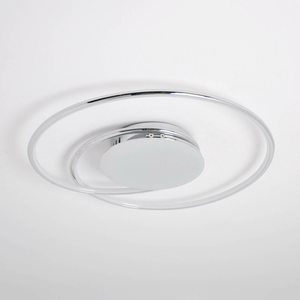 B-Ware Lindby Deckenleuchte Deckenlampe Led Joline Chrom Weiß Metall Kunststoff Warm756