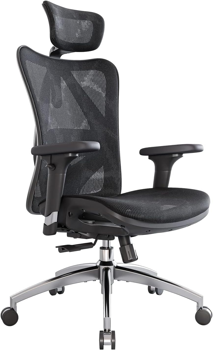 Sihoo M57 Bürostuhl Chefsessel Drehstuhl Ergonomie Netzrücken Höhenverstellbar B-Ware - 669614656623