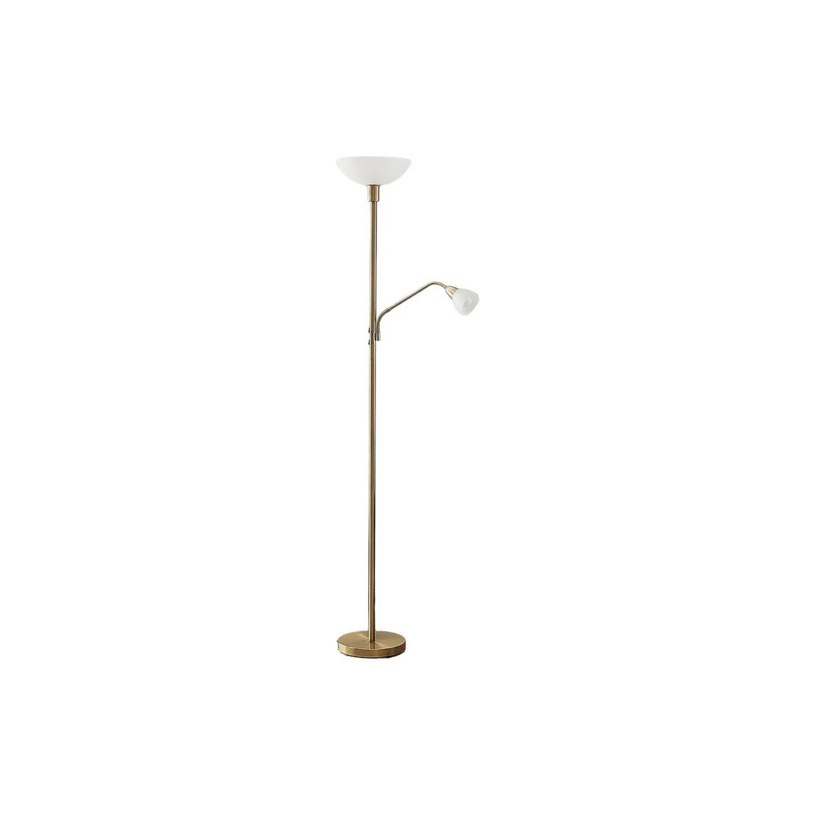 Plafonnier LED Lindby de catégorie B, lampadaire Jost, lampe de lecture, douille E27 E14905