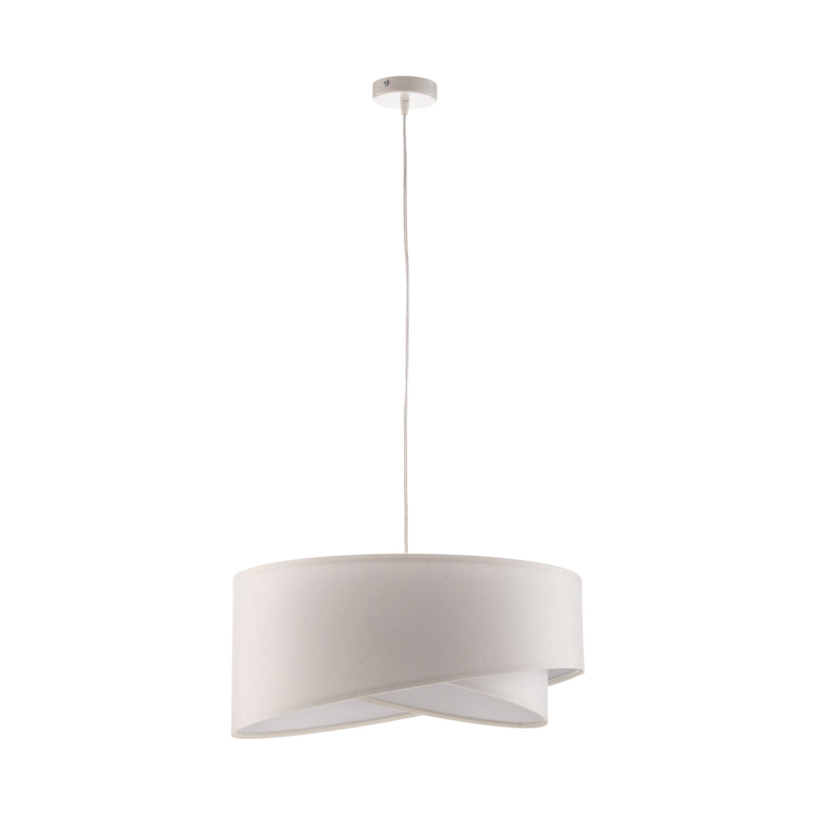 Hängeleuchte Vivien LED Pendelleuchte dimmbar handgefertigt weiß 25x50cm - 5902751345988