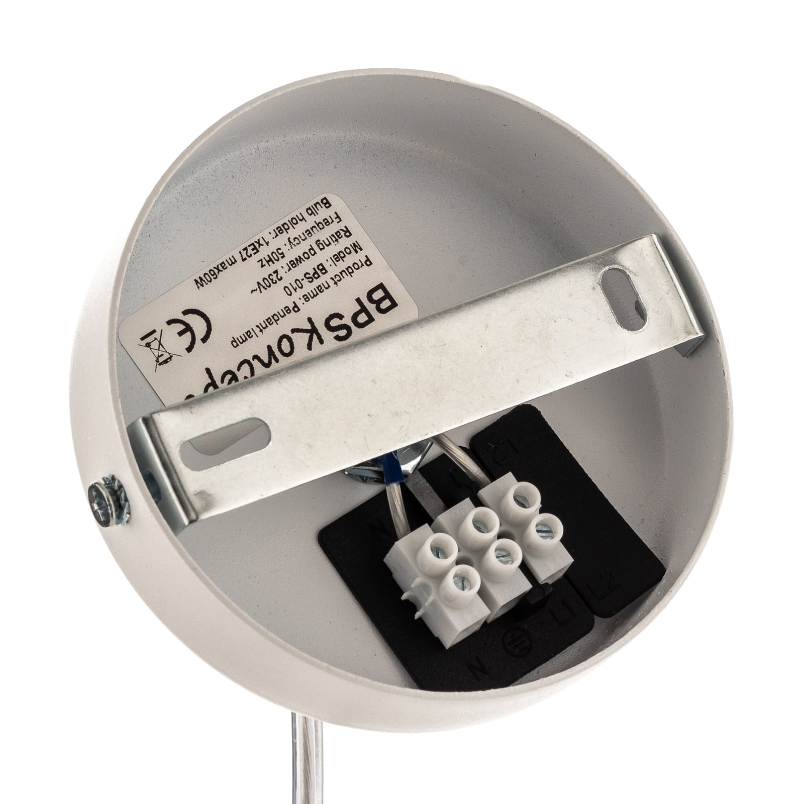 Hängeleuchte Vivien LED Pendelleuchte dimmbar handgefertigt weiß 25x50cm - 5902751345988