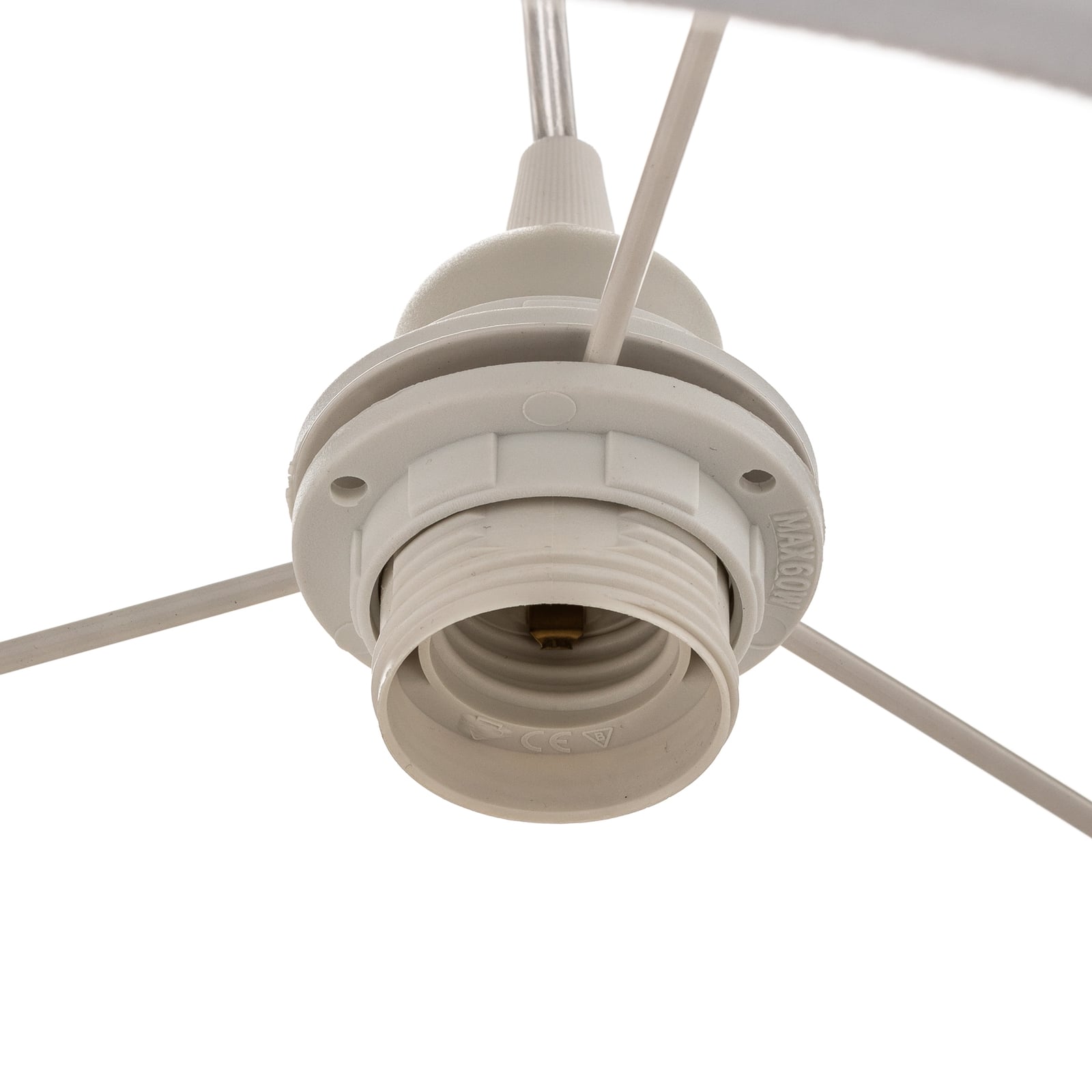 Hängeleuchte Vivien LED Pendelleuchte dimmbar handgefertigt weiß 25x50cm - 5902751345988