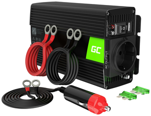 B-Ware Green Cell Wechselrichter Spannungswandler 12 Auf 230 V 300/600 W Sinuswelle Strom