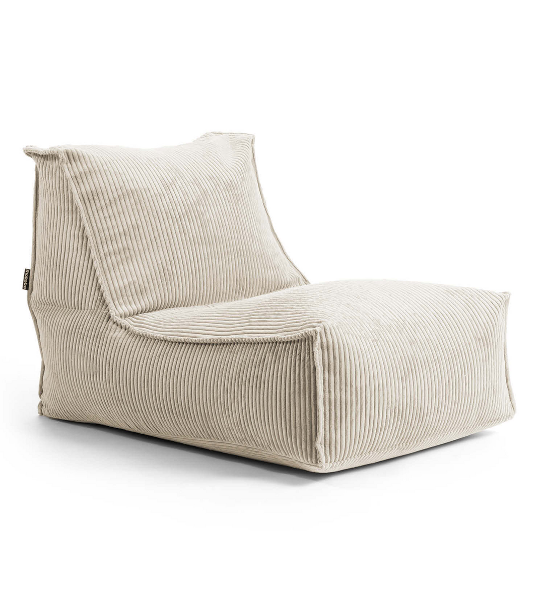 mokebo 'Der Gelassene' Sitzsack Bean Bag Bodenkissen EPS-Füllung Beige 75cm