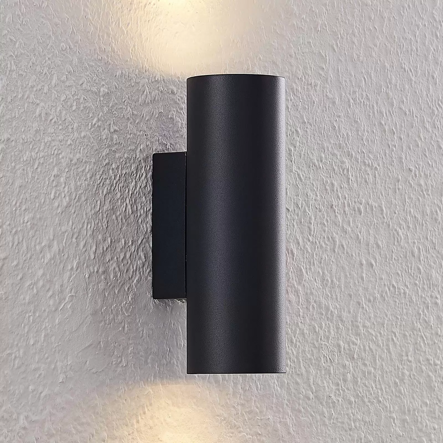 B-Ware Lindby Wandleuchte Wandlampe Lampe Gu10 2 X 35 W Schwarz Dimmbar Ip20 230 V821