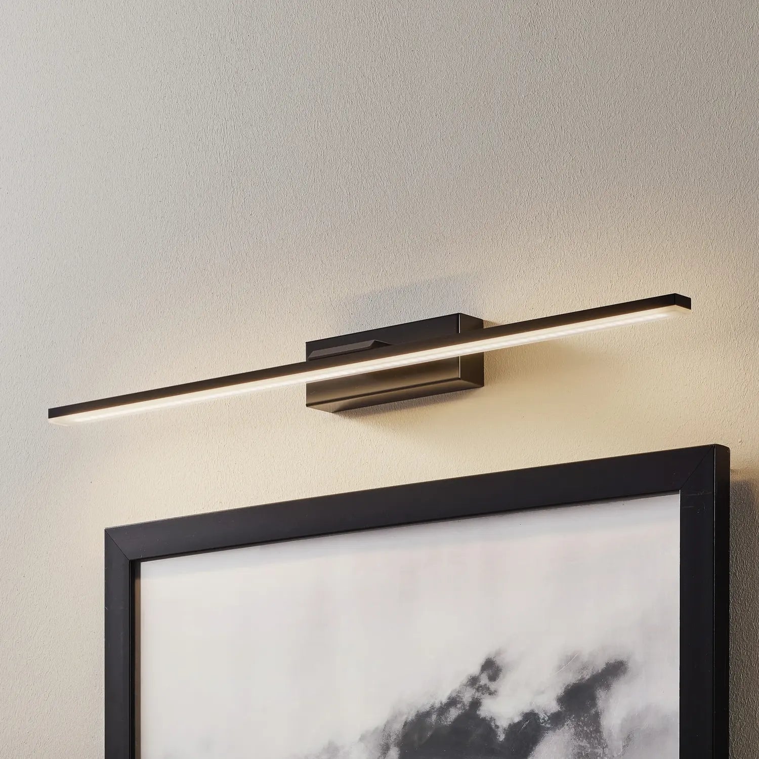 B-Ware Miroir Wandleuchte Wandlampe Led Schwarz Aluminium Kunststoff 60 Cm 3000 K - 6734012