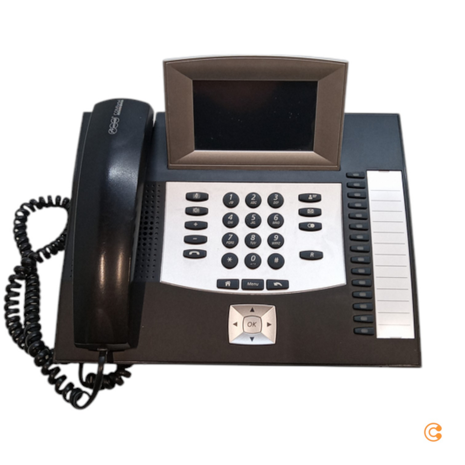 Auerswald COMfortel 2600 Systemtelefon ISDN Anrufbeantworter DEFEKTWARE