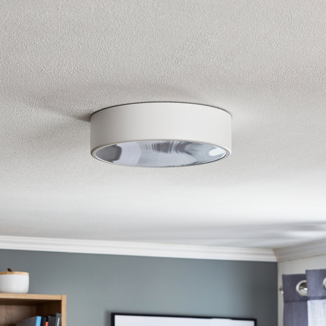 Deckenleuchte Cleo 300 Ip54 ø 30 Cm Weiß E27 Deckenlampe Lampe Leuchte Spot E27 B-Ware