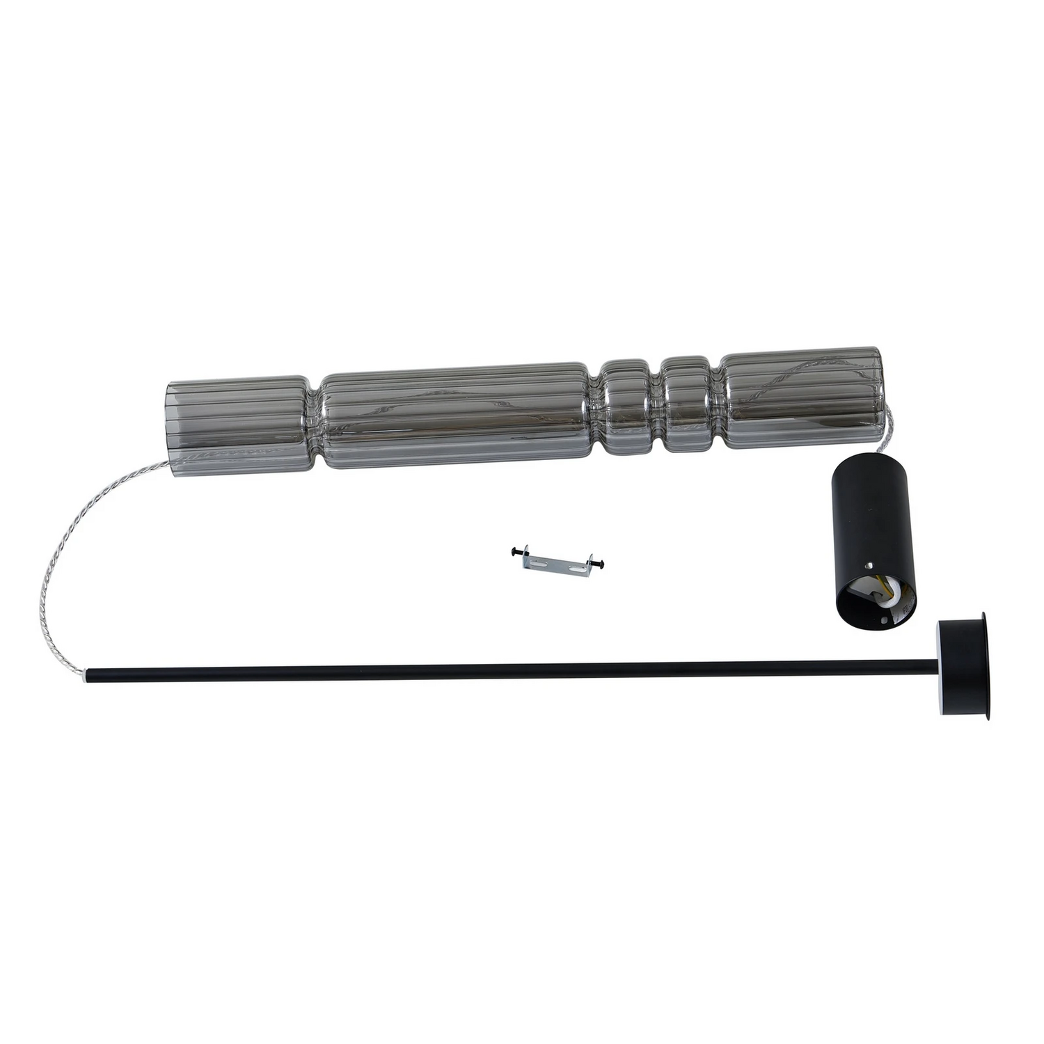 B-Ware Lucande Led Hängeleuchte Christelle Schwarz ø 8 Cm Glas Deckenlampe Lampe Spot