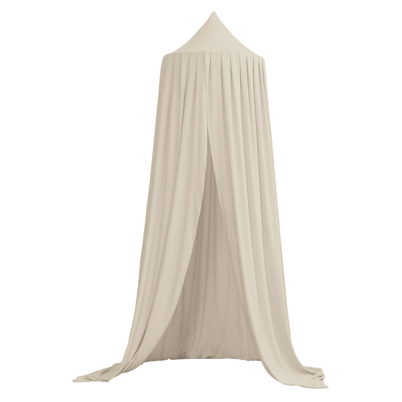 B.O. TraumZeit Baldachin Betthimmel Moskitonetz Netz Länge ca. 245 cm sand beige